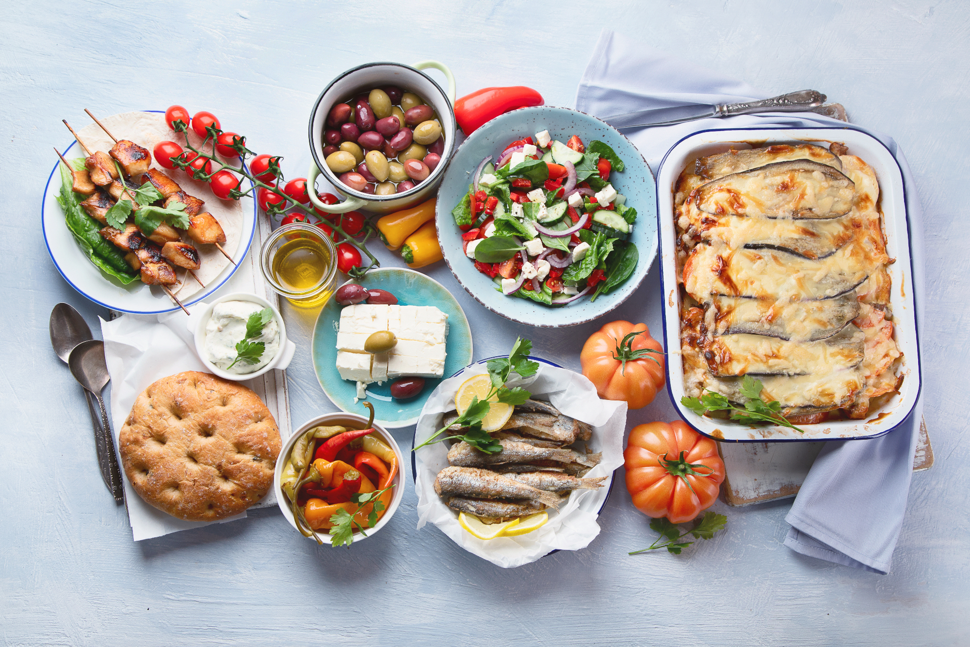 Praznovanje in grška hrana